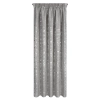 Záves 140x270 cm so zmesou ľanu strieborný na riasiacu pásku INES