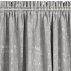 Záves 140x270 cm so zmesou ľanu strieborný na riasiacu pásku INES