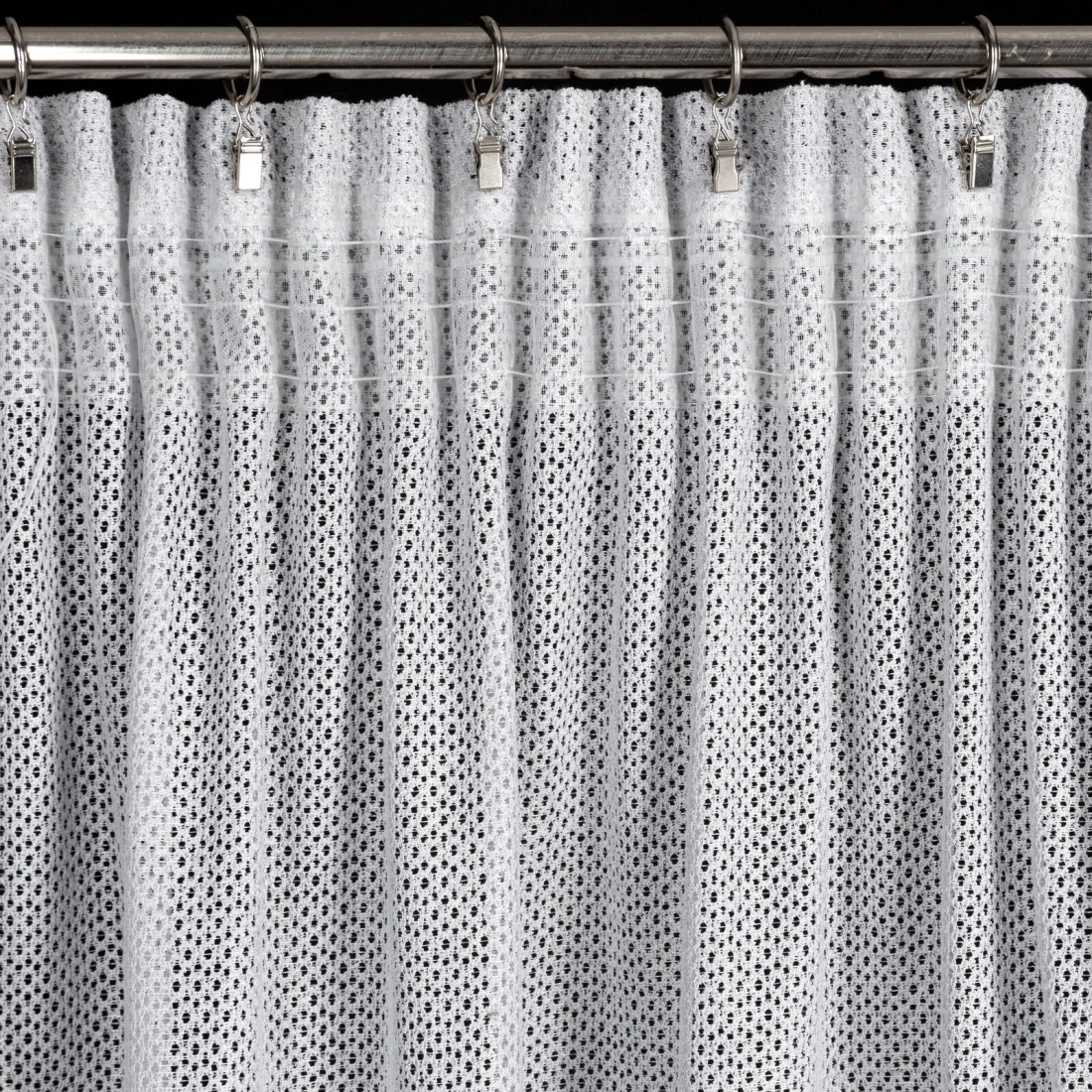 Záves 140x270 cm strieborný na riasiacu pásku ALEKSA