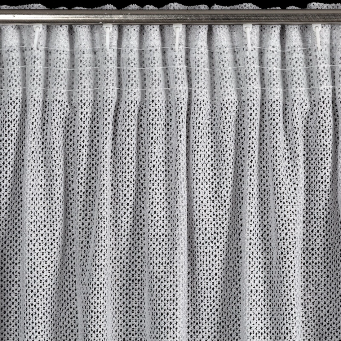 Záves 140x270 cm strieborný na riasiacu pásku ALEKSA