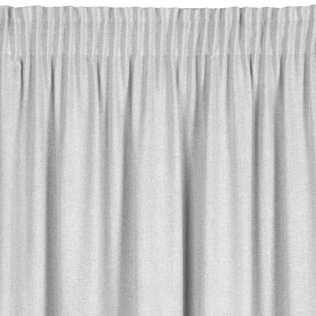 Záves 140x270 cm strieborný na riasiacu pásku ERIS