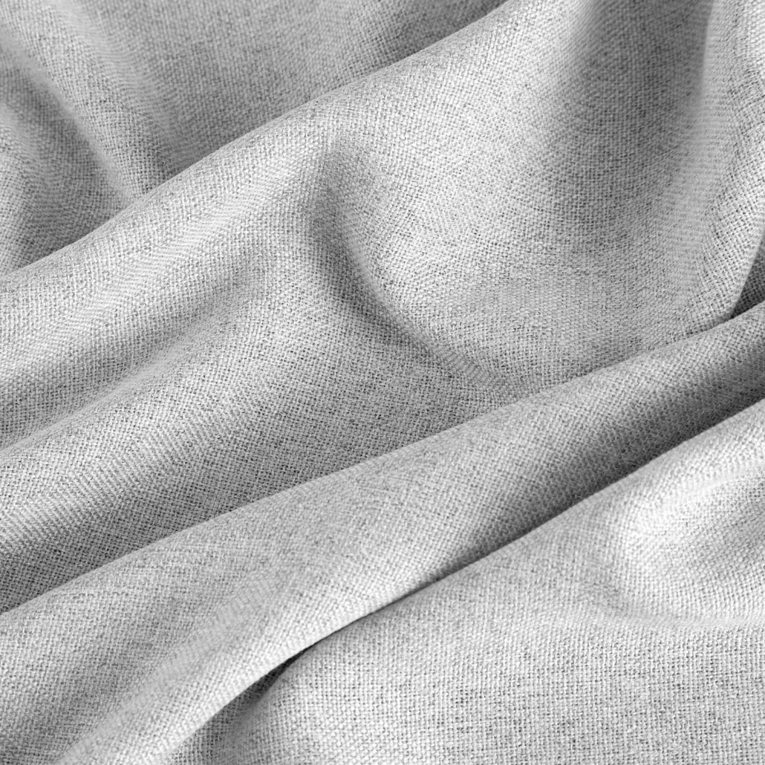 Záves 140x270 cm strieborný na riasiacu pásku ERIS