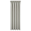 Záves 140x270 cm strieborný na riasiacu pásku LEYA