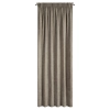 Závěs 140x270 cm žinylkový tmavě béžový na řasicí pásku a tunel VANI