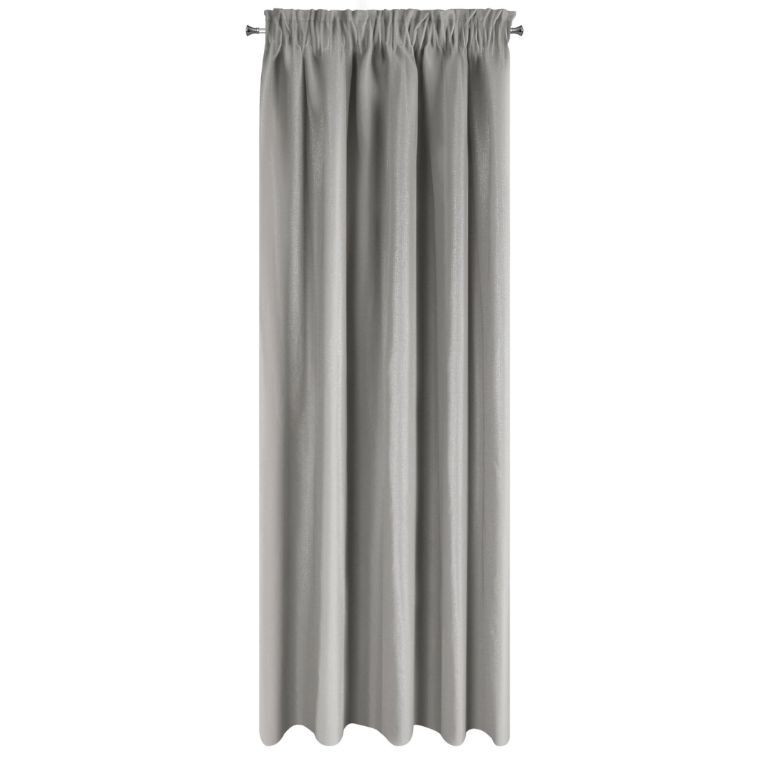 Záves 140x270 cm tmavobéžový na riasiacu pásku AGGIE