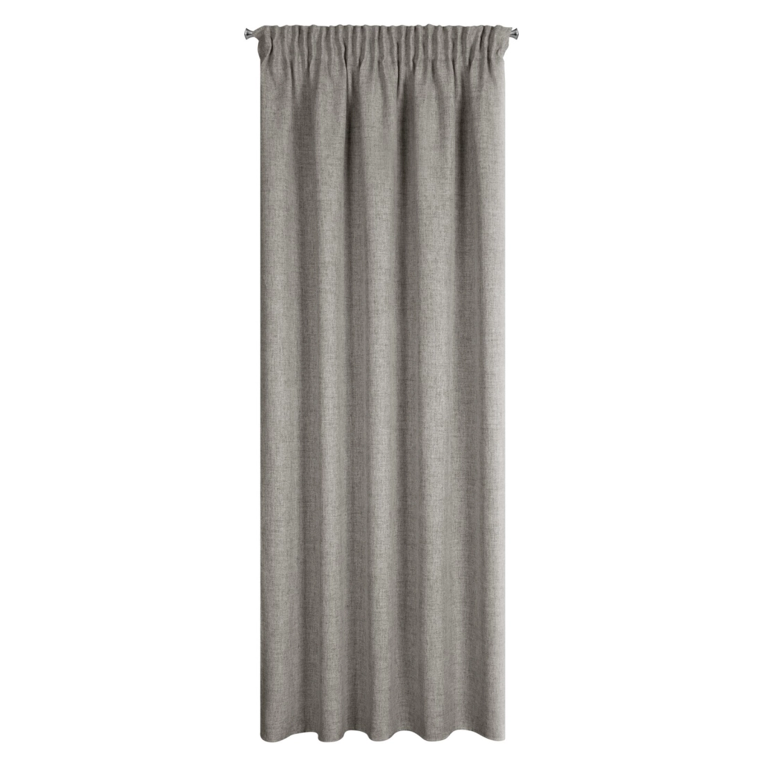 Závěs 140x270 cm tmavě béžový na řasicí pásku JULA2