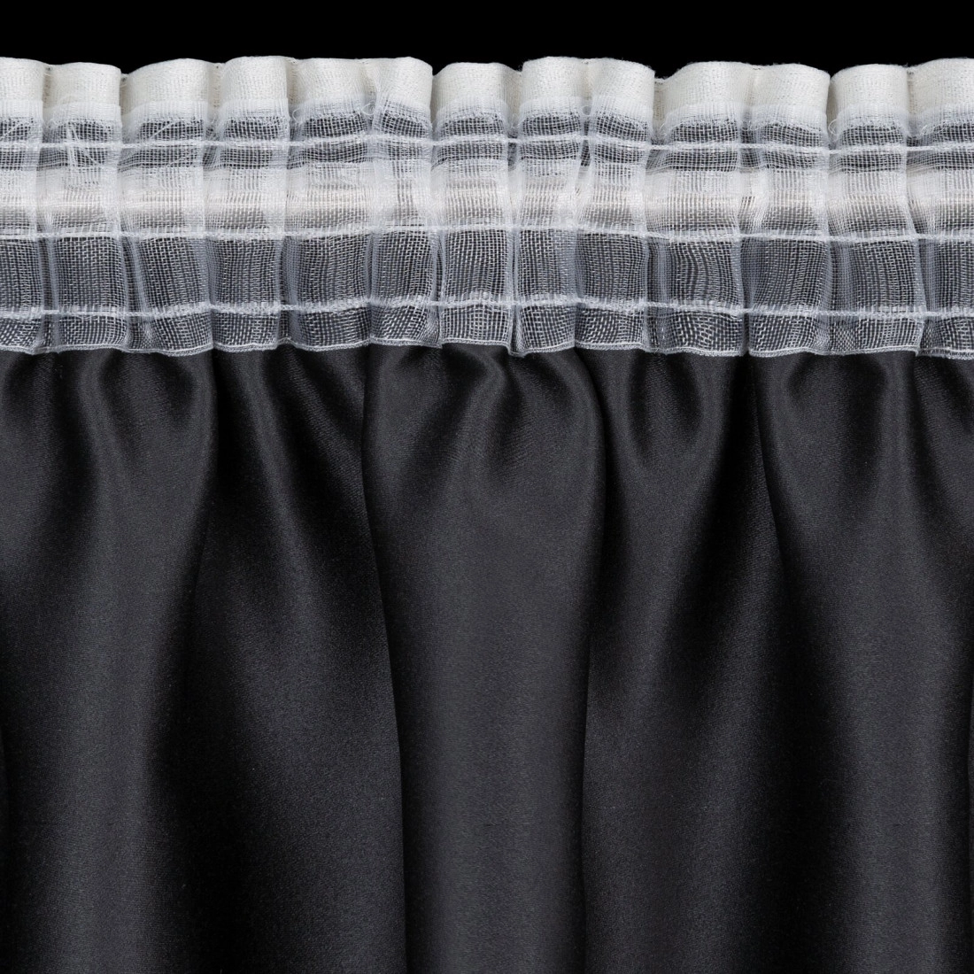 Záves 140x270 cm tmavobéžový na riasiacu pásku SELINA