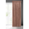 Záves 140x270 cm tmavoružový na riasiacu pásku ANISA