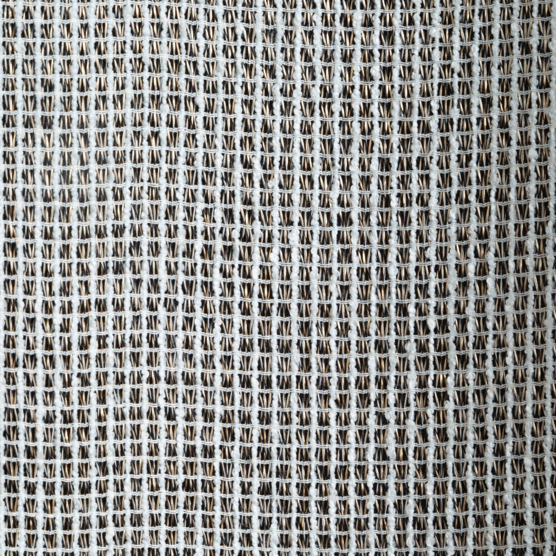 Záves 140x270 cm z polyesterovej sieťoviny prírodný medený na kovové krúžky ABBY