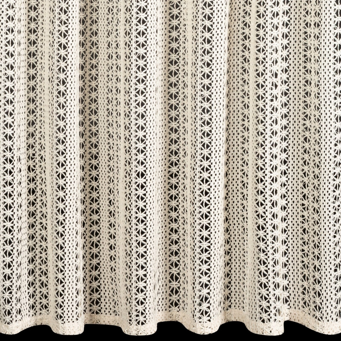 Záves 140x270 cm z prírodnej sieťoviny na riasiacu pásku a tunel BONITA