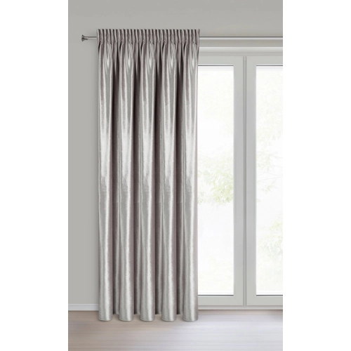 Záves 140x270 cm zamatový béžový na riasiacu pásku CAMERON