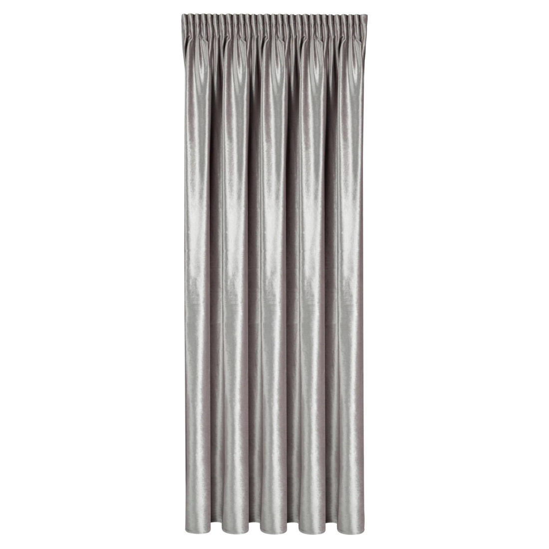 Záves 140x270 cm zamatový béžový na riasiacu pásku CAMERON