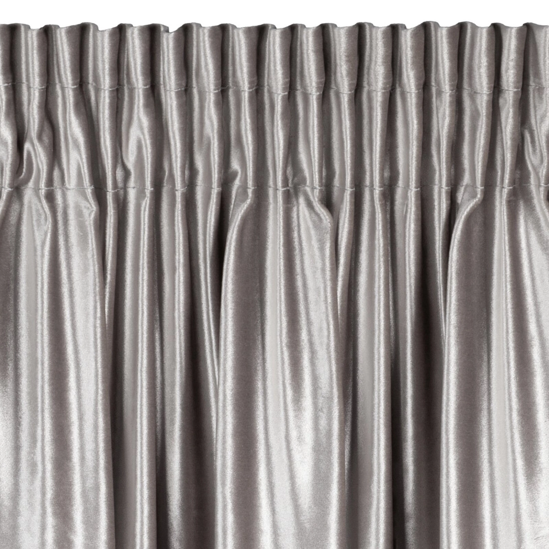 Záves 140x270 cm zamatový béžový na riasiacu pásku CAMERON