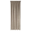 Záves 140x270 cm zamatový béžový na riasiacu pásku FELIS