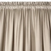 Záves 140x270 cm zamatový béžový na riasiacu pásku MELANIE