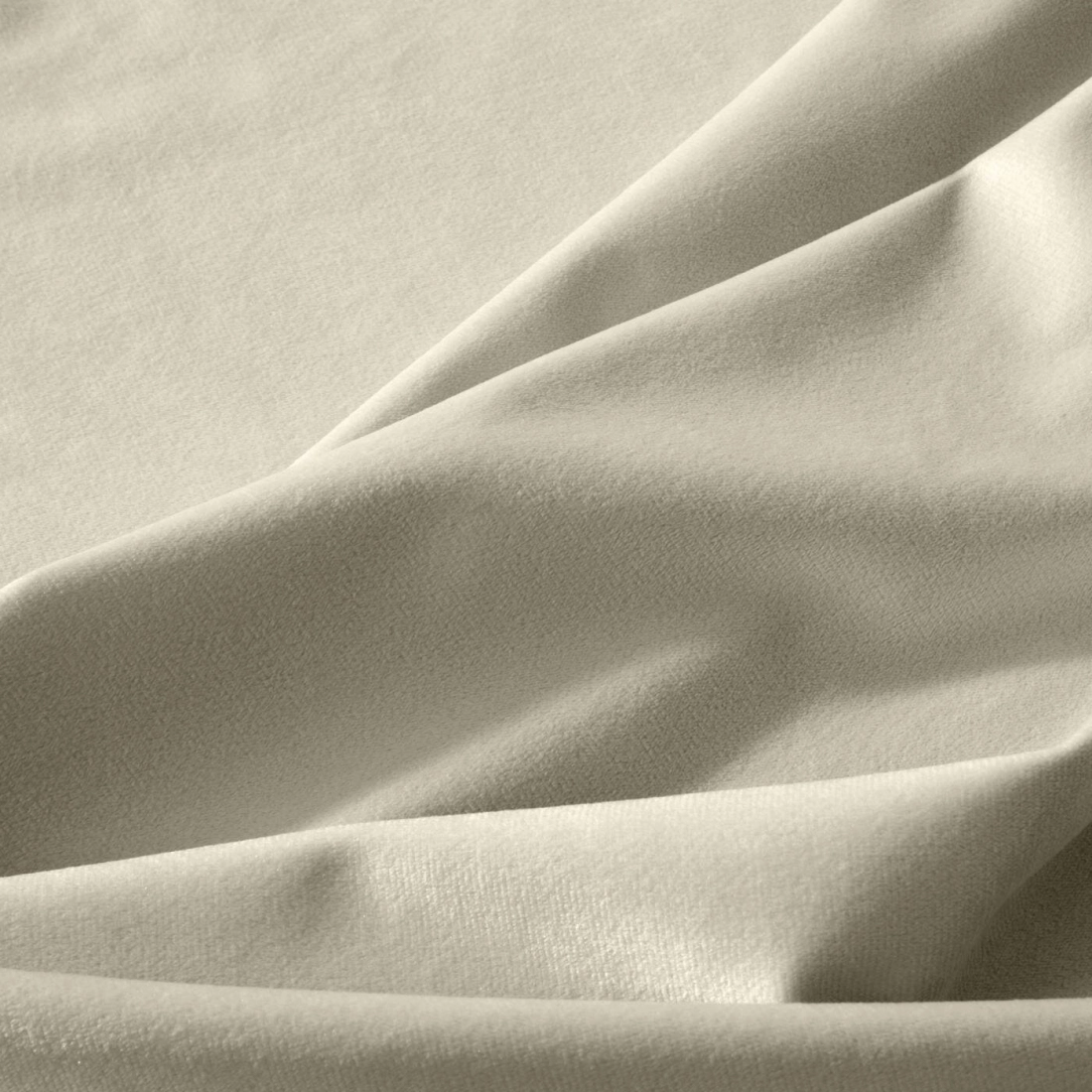 Závěs 140x270 cm sametový béžový na řasicí pásku ROSA Design 91