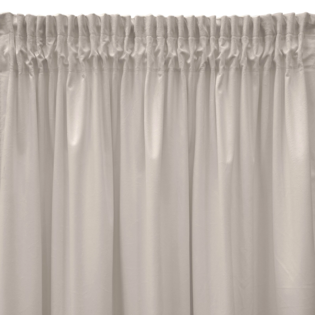 Závěs 140x270 cm sametový béžový na řasicí pásku SIBEL Pierre Cardin