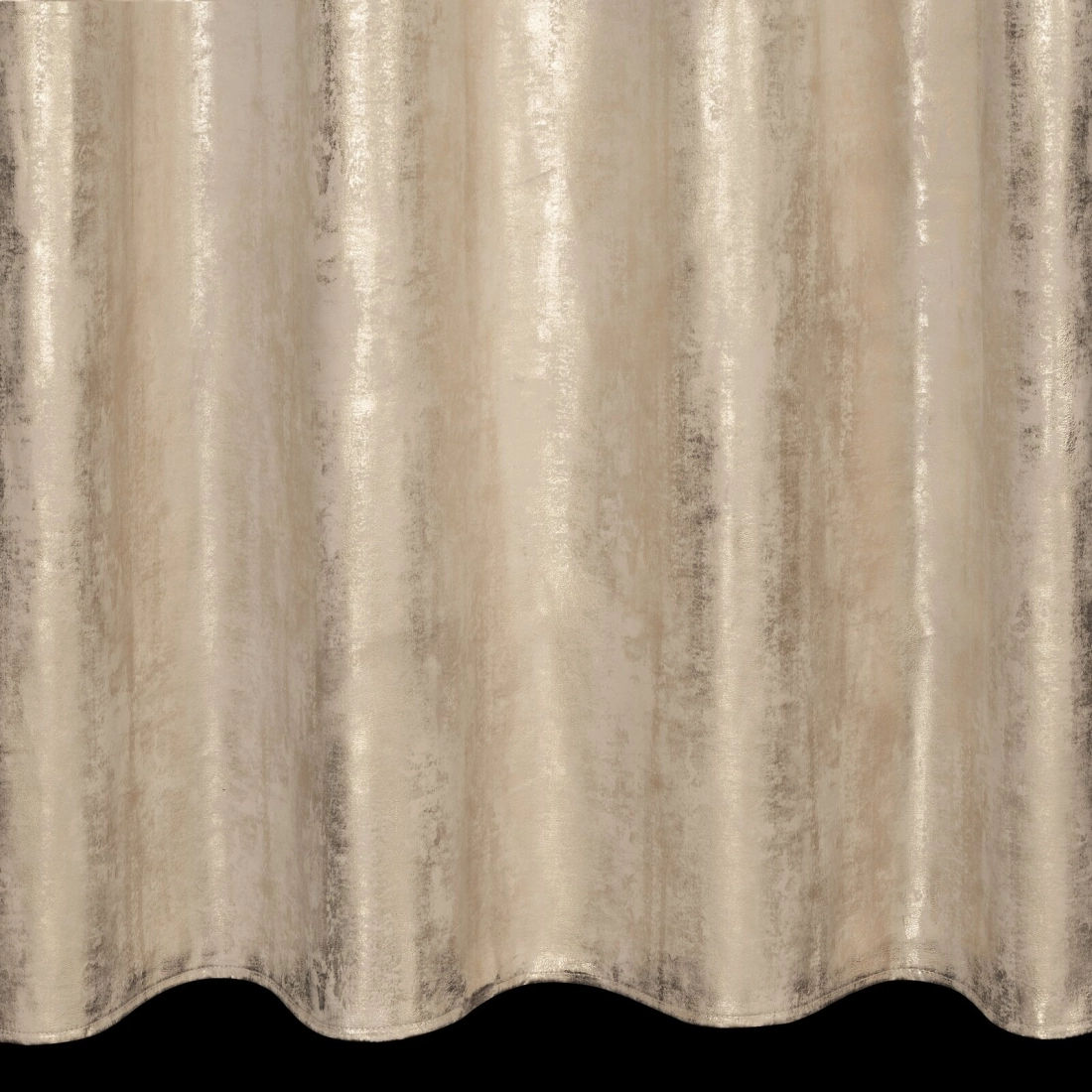 Záves 140x270 cm zamatový béžový šampanský na riasiacu pásku RENIA