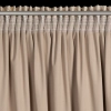 Záves 140x270 cm zamatový béžový šampanský na riasiacu pásku RENIA