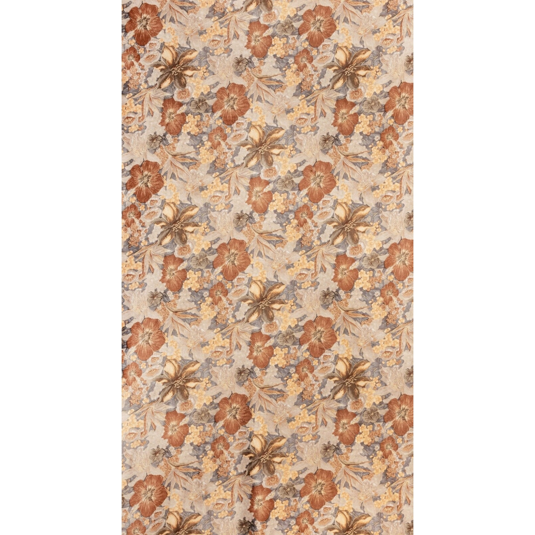 Záves 140x270 cm zamatový bielo-muštičný na riasiacu pásku ALISON