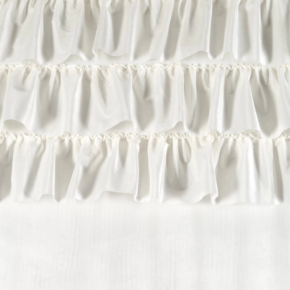 Záves 140x270 cm zamatový biely na riasiacu pásku AURA