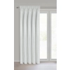 Záves 140x270 cm zamatový biely na riasiacu pásku CAMERON