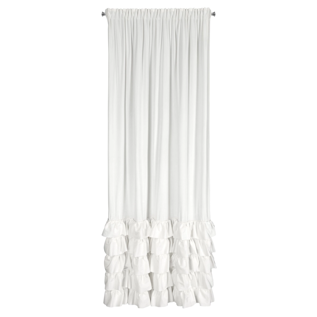 Záves 140x270 cm zamatový biely na riasiacu pásku CARLI