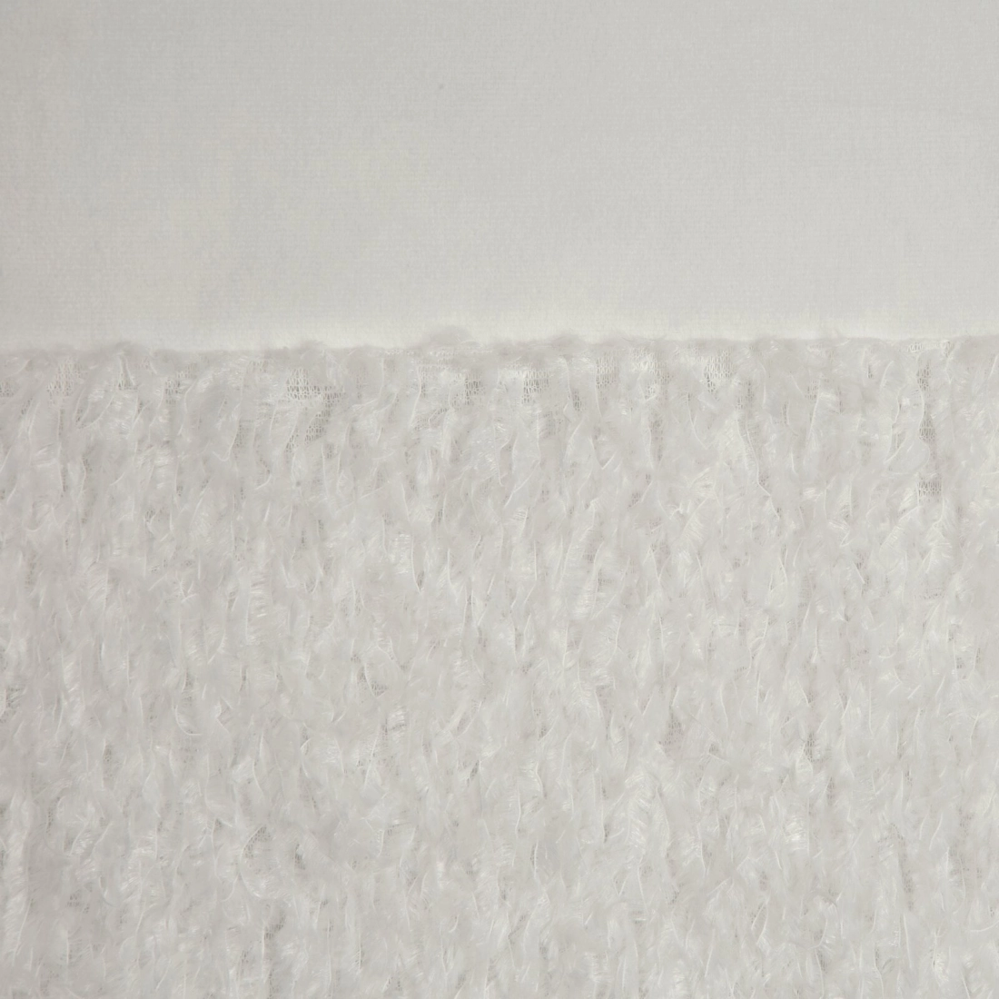 Záves 140x270 cm zamatový biely na riasiacu pásku MARION