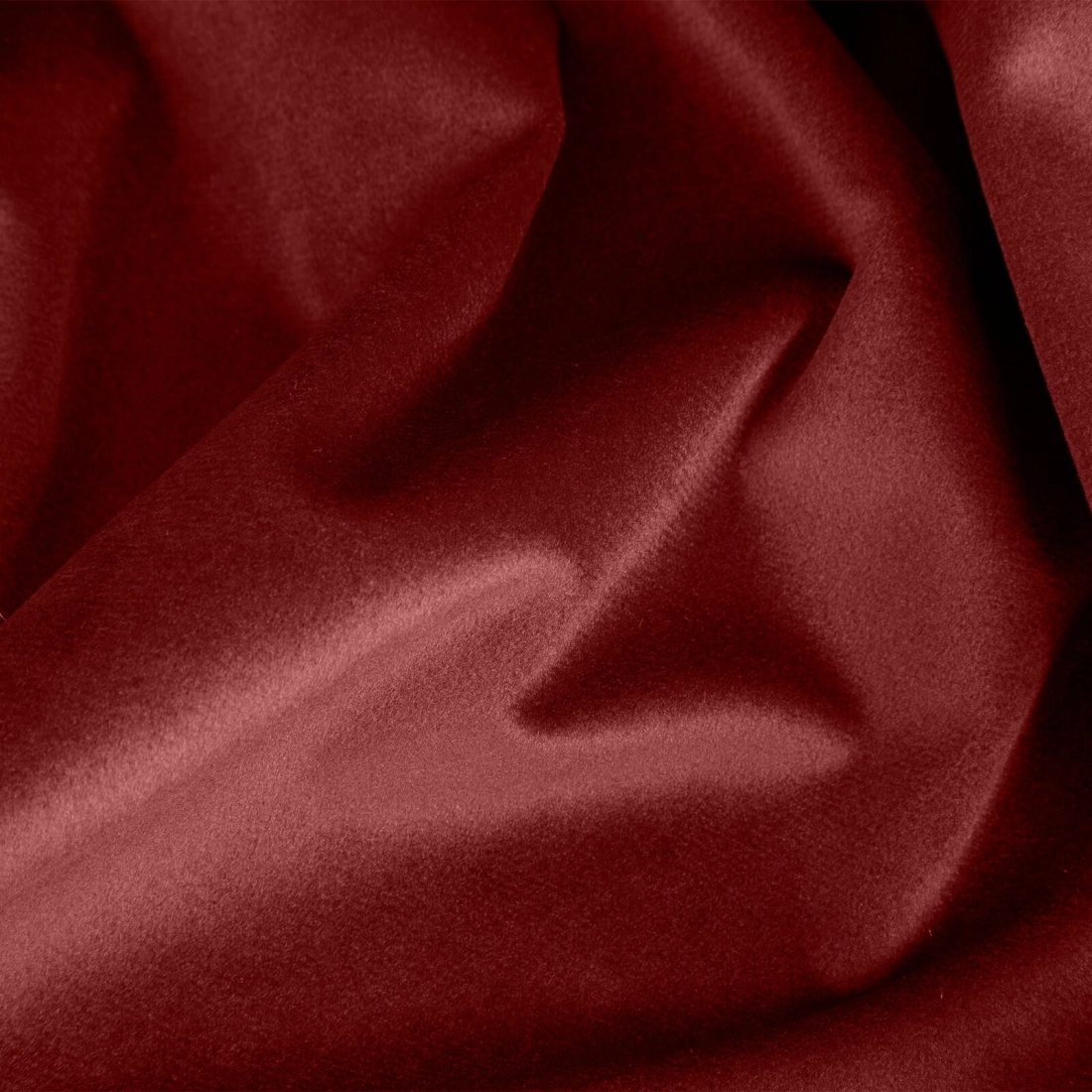 Závěs 140 × 270 cm sametový bordó na kovových kroužcích CARMEN