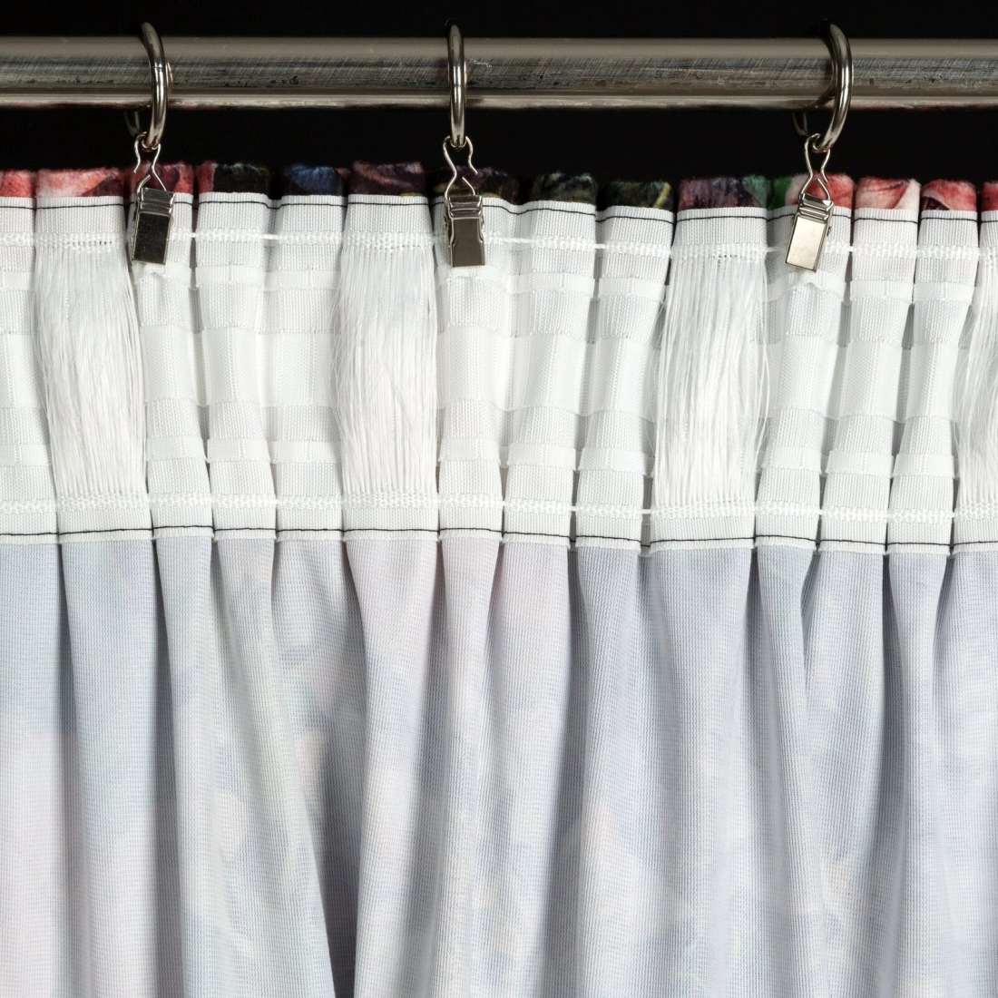 Záves 140x270 cm zamatový bordový, zelený na riasiacu pásku PEONIA