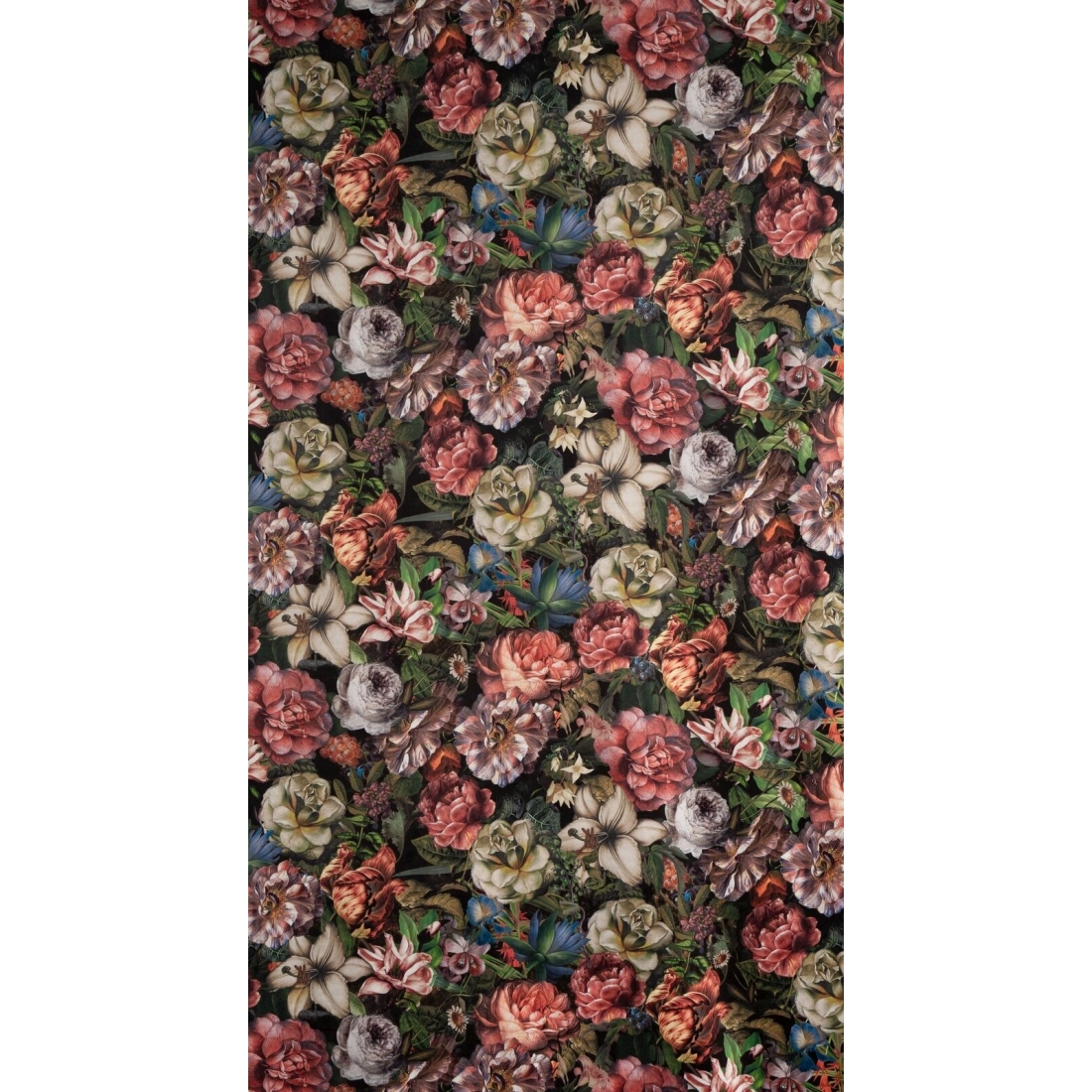 Záves 140x270 cm zamatový bordový, zelený na riasiacu pásku PEONIA