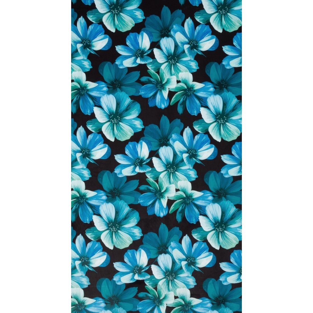 Záves 140x270 cm zamatový čierno-modrý na riasiacu pásku KLEO