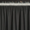 Záves 140x270 cm zamatový čierno šampanský na riasiacu pásku SELENA