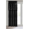Záves 140x270 cm zamatový čierny na riasiacu pásku AURA