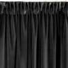 Záves 140x270 cm zamatový čierny na riasiacu pásku RIA Diva Line