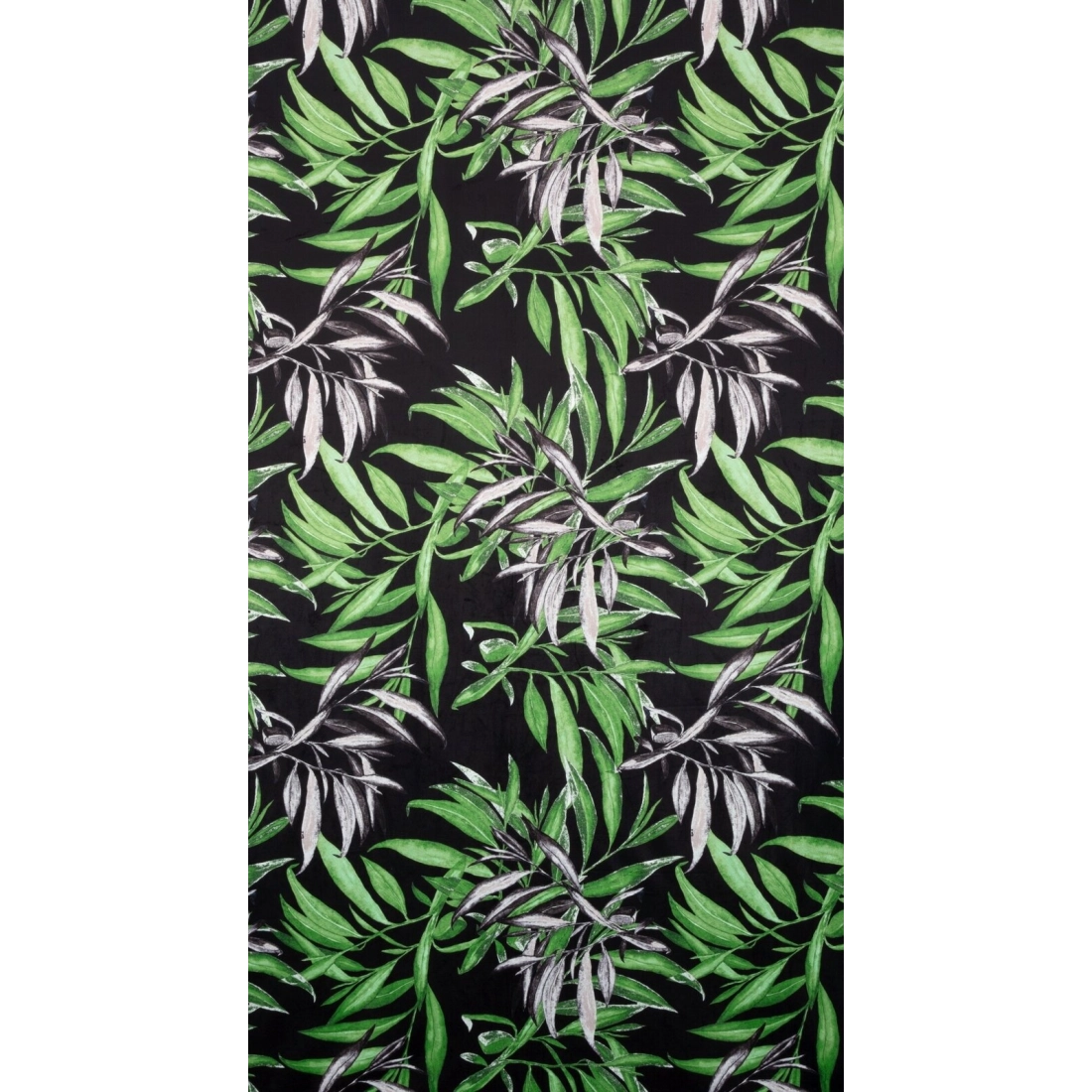 Záves 140x270 cm zamatový čierny, zelený na riasiacu pásku ZOJA - Pierre Cardin