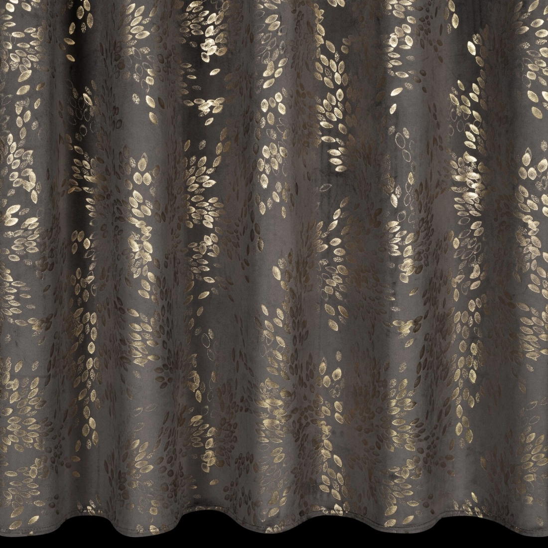 Záves 140x270 cm zamatový grafitový na riasiacu pásku FELIS