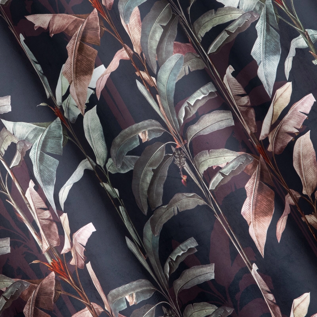 Záves 140x270 cm zamatový grafitový na riasiacu pásku NICOL