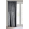 Záves 140x270 cm zamatový grafitový na riasiacu pásku ROSA Design 91