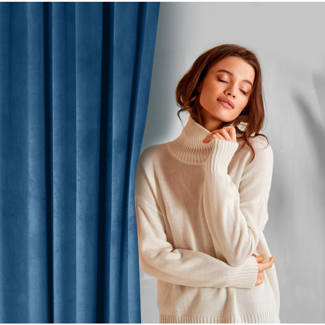 Záves 140x270 cm zamatový granátový na riasiacu pásku ROSA Design 91