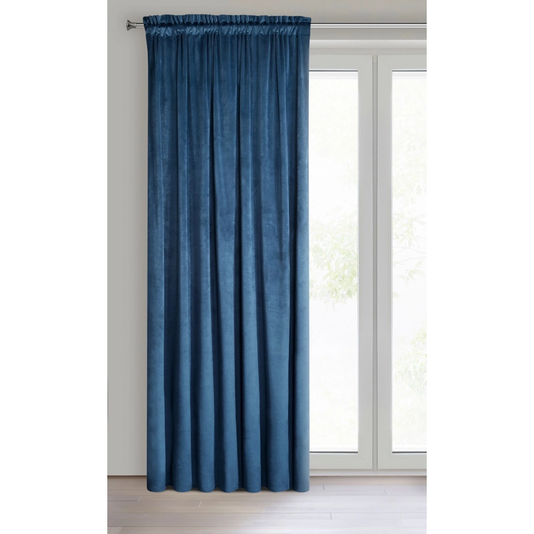 Záves 140x270 cm zamatový granátový na riasiacu pásku ROSA Design 91