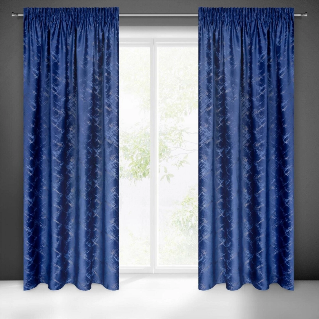 Závěs 140 x 270 cm sametový granátový, šampaňský na řasicí pásce ADRIA