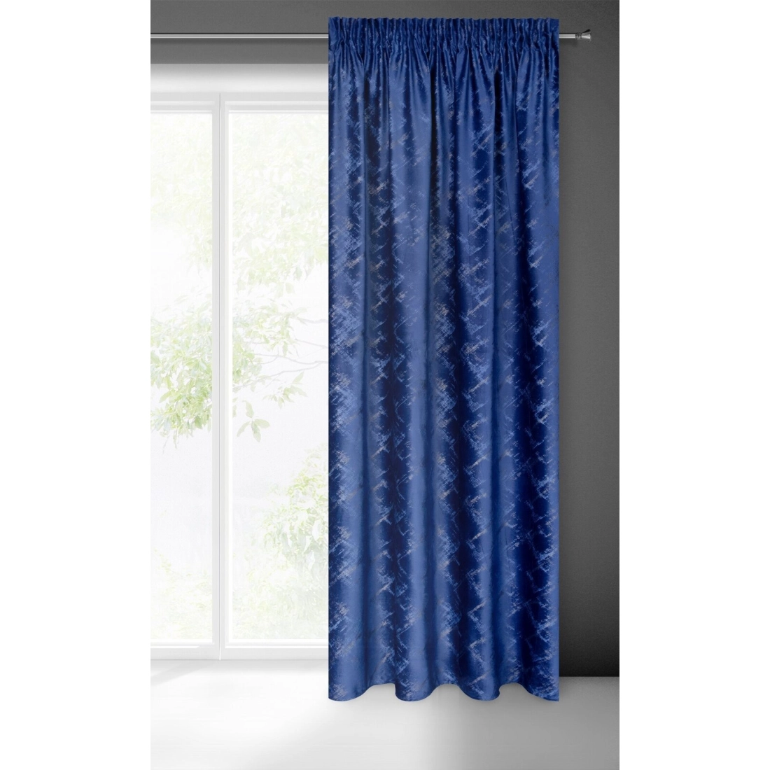 Závěs 140 x 270 cm sametový granátový, šampaňský na řasicí pásce ADRIA