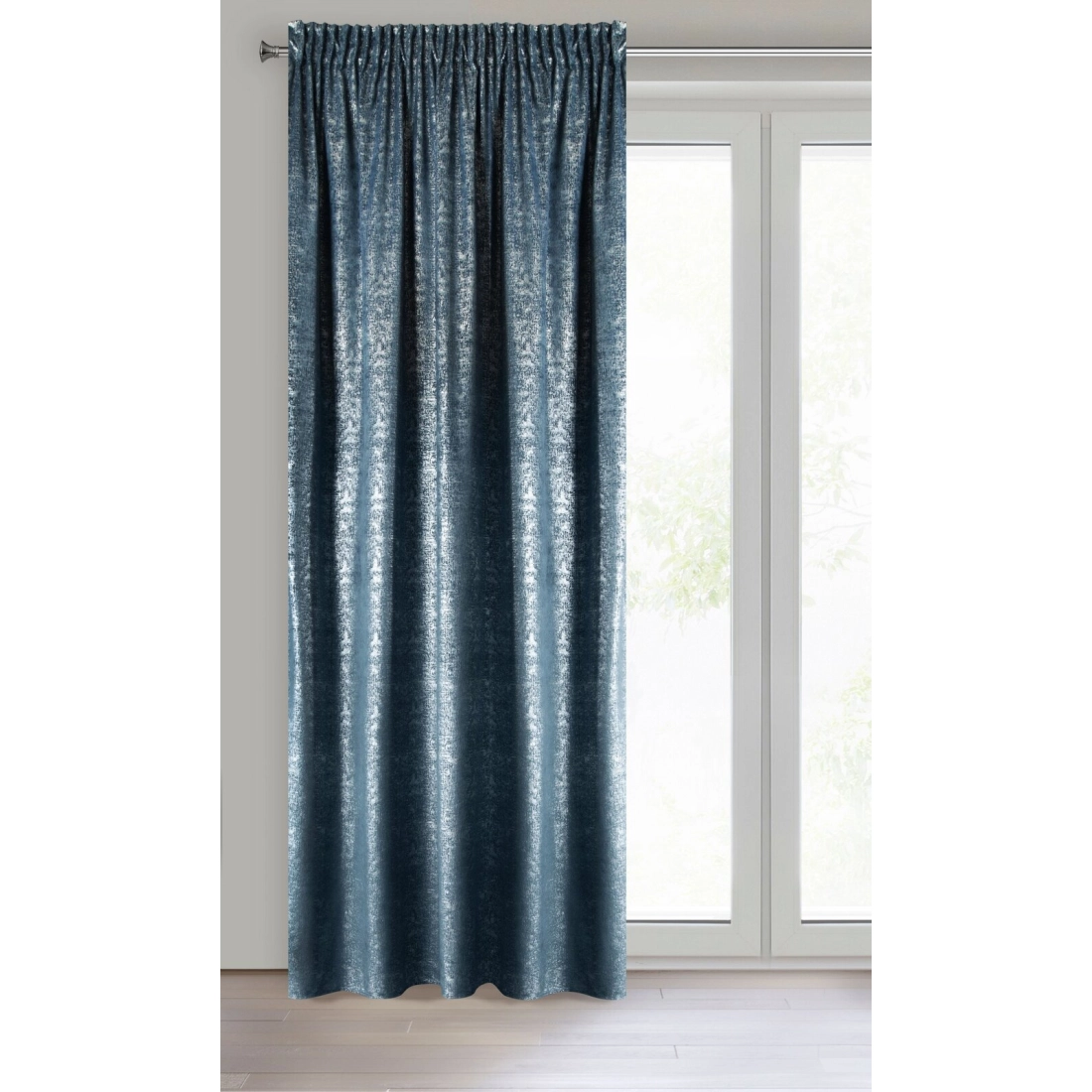 Záves 140x270 cm zamatový granátový, strieborný na riasiacu pásku CYPR