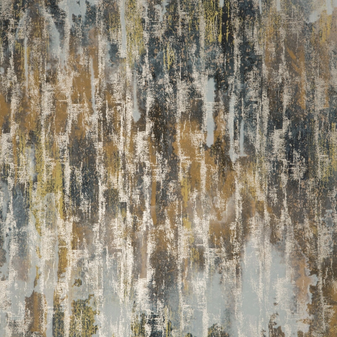 Záves 140x270 cm zamatový horčicový a strieborný na riasiacu pásku TINA