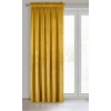 Záves 140x270 cm zamatový horčicový na riasiacu pásku MELANIE