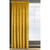 Záves 140x270 cm zamatový horčicový na riasiacu pásku ROSA Design 91