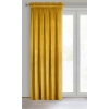Záves 140x270 cm zamatový horčicový na riasiacu pásku ROSA Design 91