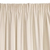 Sametový závěs 140x270 cm světle béžový na řasící pásku VILLA