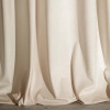 Sametový závěs 140x270 cm světle béžový na řasící pásku VILLA